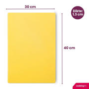 thumbnail: Cookinglife Snijplank HACCP Geel 40 x 30 cm - voor gevogelte