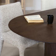 thumbnail: Giga Meubel Eettafel Ava - Ovaal - Mangohout - 300cm
