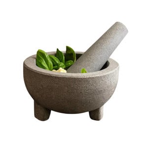 Vijzel op voet Organic Graniet ø 14.5 cm