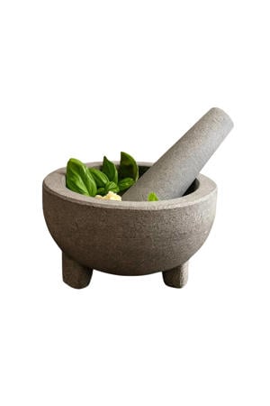 Vijzel op voet Organic Graniet ø 14.5 cm