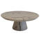Giga Meubel Salontafel Flen Rond - Marmerlook - 90x90x35cm