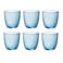 Bormioli Rocco Waterglazen Slot - Blauw - 290 ml - 6 stuks