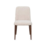 thumbnail: Giga Meubel Eetkamerstoel Sophie - Stof/Metaal - Beige - Set van 2