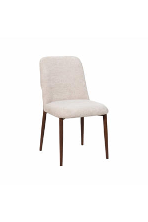 Eetkamerstoel Sophie - Stof/Metaal - Beige - Set van 2 
