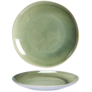 Dinerborden Serene Green ø 28 cm - Aardewerk - 4 Stuks