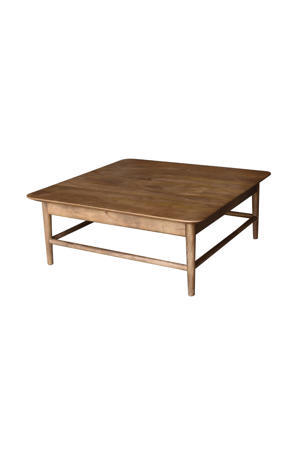 Salontafel Lana - Naturel Mangohout - 100x100x45cm