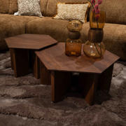 thumbnail: Giga Meubel Salontafel Martos - Donkerbruin Mangohout - 60x60x38cm