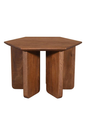 Salontafel Martos - Donkerbruin Mangohout - 60x60x38cm