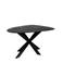 Giga Meubel Eettafel Owen Kiezel Zwart Matrix-poot 200cm