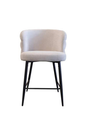 Barstoel Félix - Taupe - Zithoogte 65cm - Set van 2
