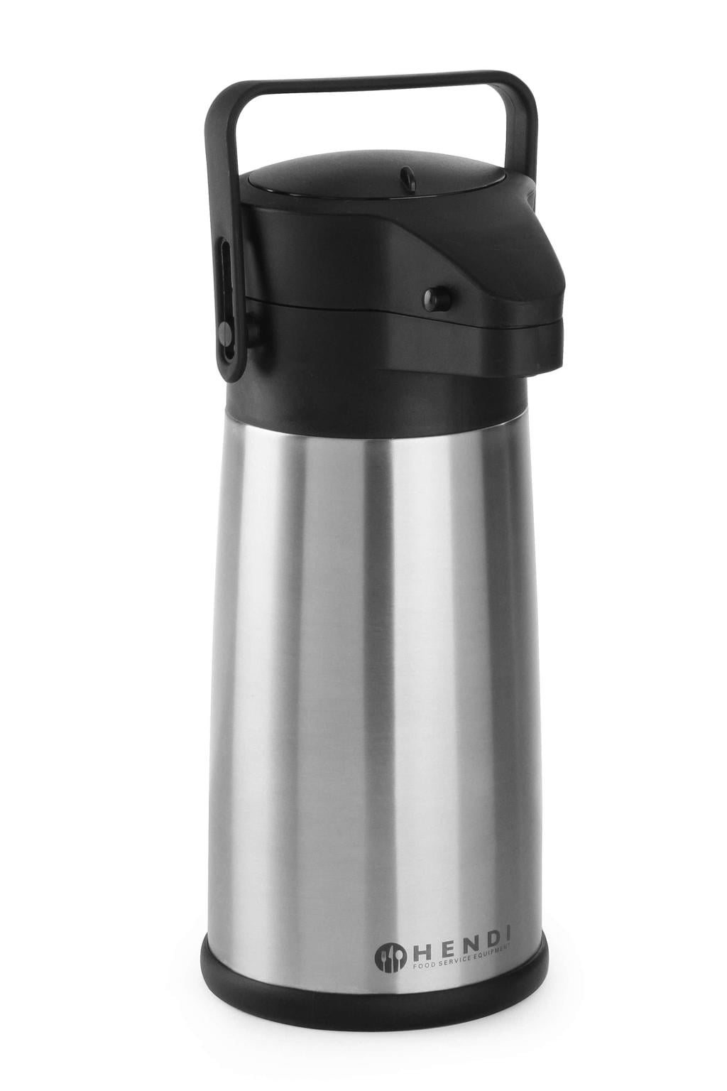 Hendi Thermoskan met Pomp - Pompkan - Isoleerkan - 2.2 Liter
