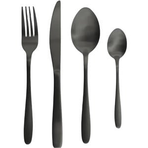 Bestekset - Modern - Zwart - 16-delig / 4 personen