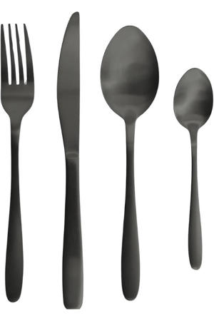 Bestekset - Modern - Zwart - 16-delig / 4 personen