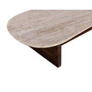 thumbnail: Giga Meubel Salontafel Olaf Travertin Beige/Bruin 140cm