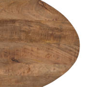 thumbnail: Giga Meubel Salontafel Mansour - Ovaal Bruin Hout - 130x70x40cm
