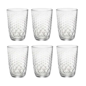 Longdrinkglazen Glit Transparant - 390 ml - 6 stuks