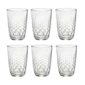Longdrinkglazen Glit Transparant - 390 ml - 6 stuks
