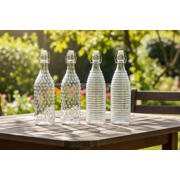 thumbnail: Cookinglife Beugelflessen Dots & Lines - 1 Liter - 4 stuks