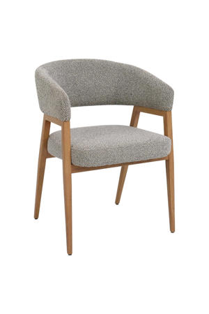 Eetkamerstoel Fureso - Taupe/Naturel - Set van 2