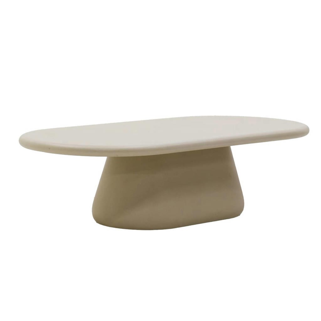 Giga Meubel Salontafel Riva Ovaal - Eco Composiet - 140x65x39cm