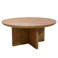Giga Meubel Salontafel Helsinki - Naturel Hout - 80x80x35cm