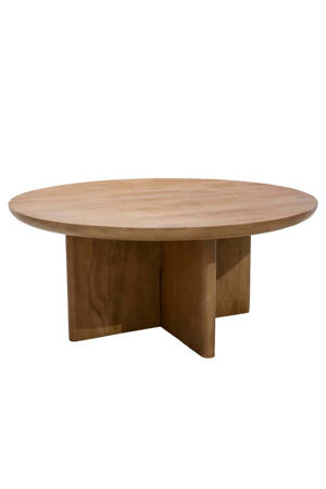 Salontafel Helsinki - Naturel Hout - 80x80x35cm