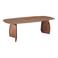 Giga Meubel Eettafel Majada - Deens Ovaal Donkerbruin Hout - 300x100x76cm