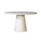 Giga Meubel Eettafel Brunn - Rond Beige Composiet - 130cm