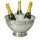 Cookinglife Champagneschaal - Champagne Emmer - Oliebollenschaal - Brushed RVS ø 30 cm
