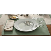 thumbnail: Cosy & Trendy Placemats Leather Look Basil 43 x 30 cm - 6 Stuks