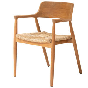 Eetkamerstoel Lev - Naturel Hout - Set van 2