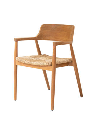Eetkamerstoel Lev - Naturel Hout - Set van 2