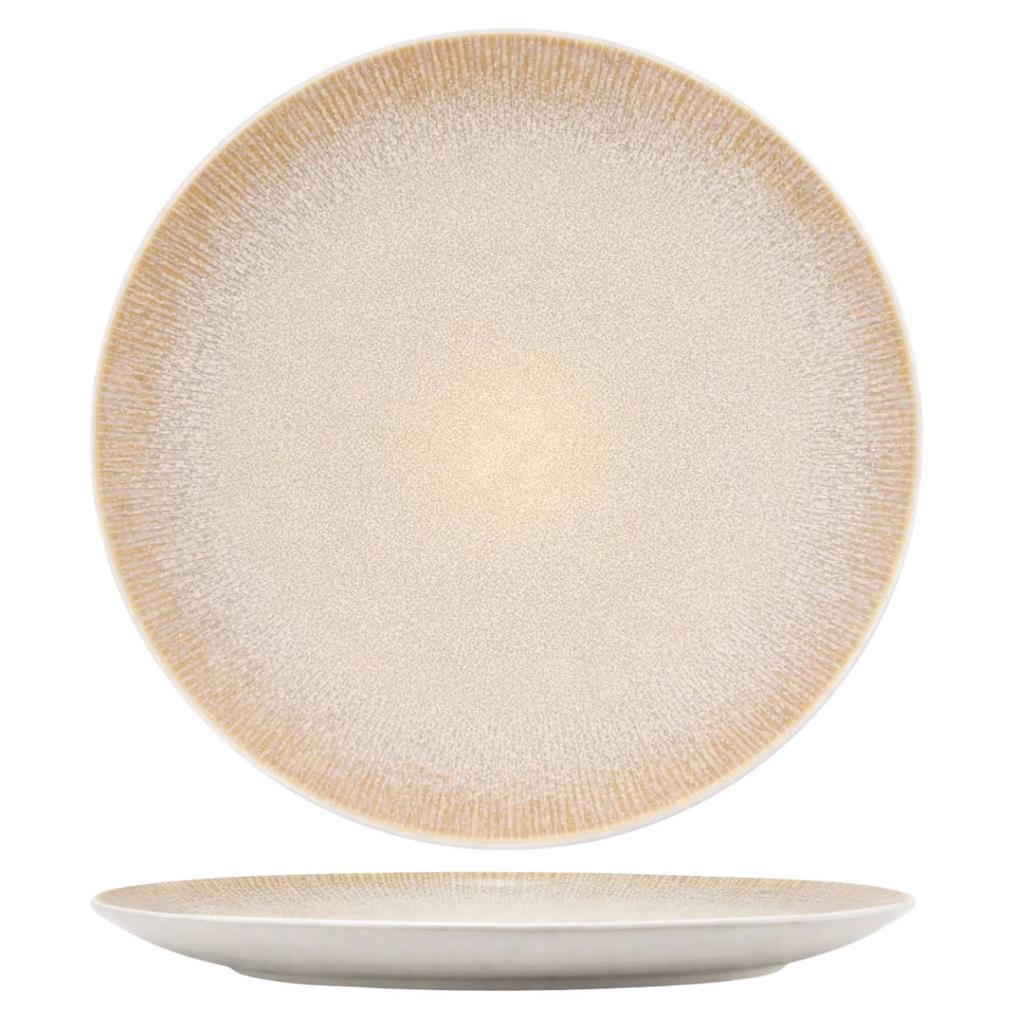 Cookinglife Dinerborden Nola Sand ø 27 cm - 6 Stuks