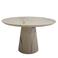 Giga Meubel Eettafel Flen Rond - Marmerlook - 120x120x76cm