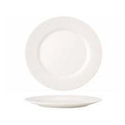 thumbnail: Cookinglife Dinerborden - CampVibe - Outdoor - Kunststof - Onbreekbaar - Wit ø 28 cm - 4 Stuks