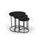 Giga Meubel Salontafel Kila - Rond - Mangohout - Set van 3