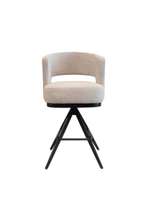 Barkruk Louis - Stof/Metaal - Taupe - Set van 2