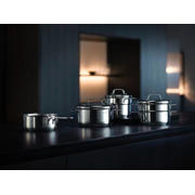 thumbnail: WMF  Pannenset Mini - 5 Delig - Kookpan ø 16, 20, 20 en 24 cm en Steelpan ø 16 cm