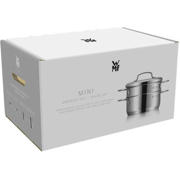 thumbnail: WMF  Pannenset Mini - 5 Delig - Kookpan ø 16, 20, 20 en 24 cm en Steelpan ø 16 cm