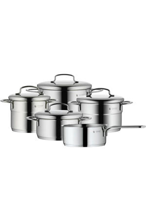 Pannenset Mini - 5 Delig - Kookpan ø 16, 20, 20 en 24 cm en Steelpan ø 16 cm