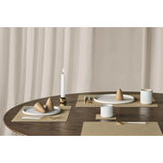 thumbnail: LIND DNA LIND DNA Placemats Nupo - Leer - Khaki - 45 x 35 cm - 2 Stuks