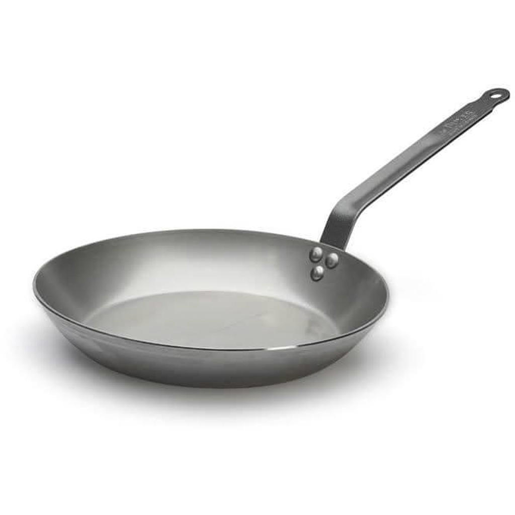 de Buyer Koekenpan Lyonnaise Carbone Plus - Plaatstaal - ø 22 cm - zonder anti-aanbaklaag