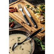 thumbnail: Laguiole Style de Vie Bestekset & Bestekbak - Premium Line - Zwart - 24 delig / 6 personen