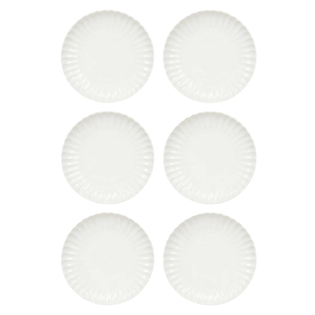 Cookinglife Dinerborden Cardida Off White ø 26 cm - 6 Stuks