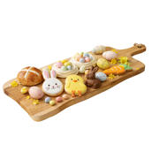 thumbnail: Cookinglife Serveerplank / Tapasplank - Teak - 59 x 20 cm - Houten Plank voor Hapjes en Gerechten