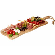 thumbnail: Cookinglife Serveerplank / Tapasplank - Teak - 59 x 20 cm - Houten Plank voor Hapjes en Gerechten