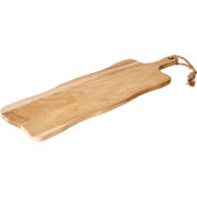 thumbnail: Cookinglife Serveerplank / Tapasplank - Teak - 59 x 20 cm - Houten Plank voor Hapjes en Gerechten