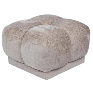 Poef Timéo - Taupe - Stof - 64x64x41cm  