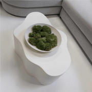 thumbnail: Giga Meubel Salontafel Marly - Organisch Wit Eco Composiet - 100x70x41cm