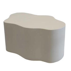 Salontafel Marly - Organisch Wit Eco Composiet - 100x70x41cm